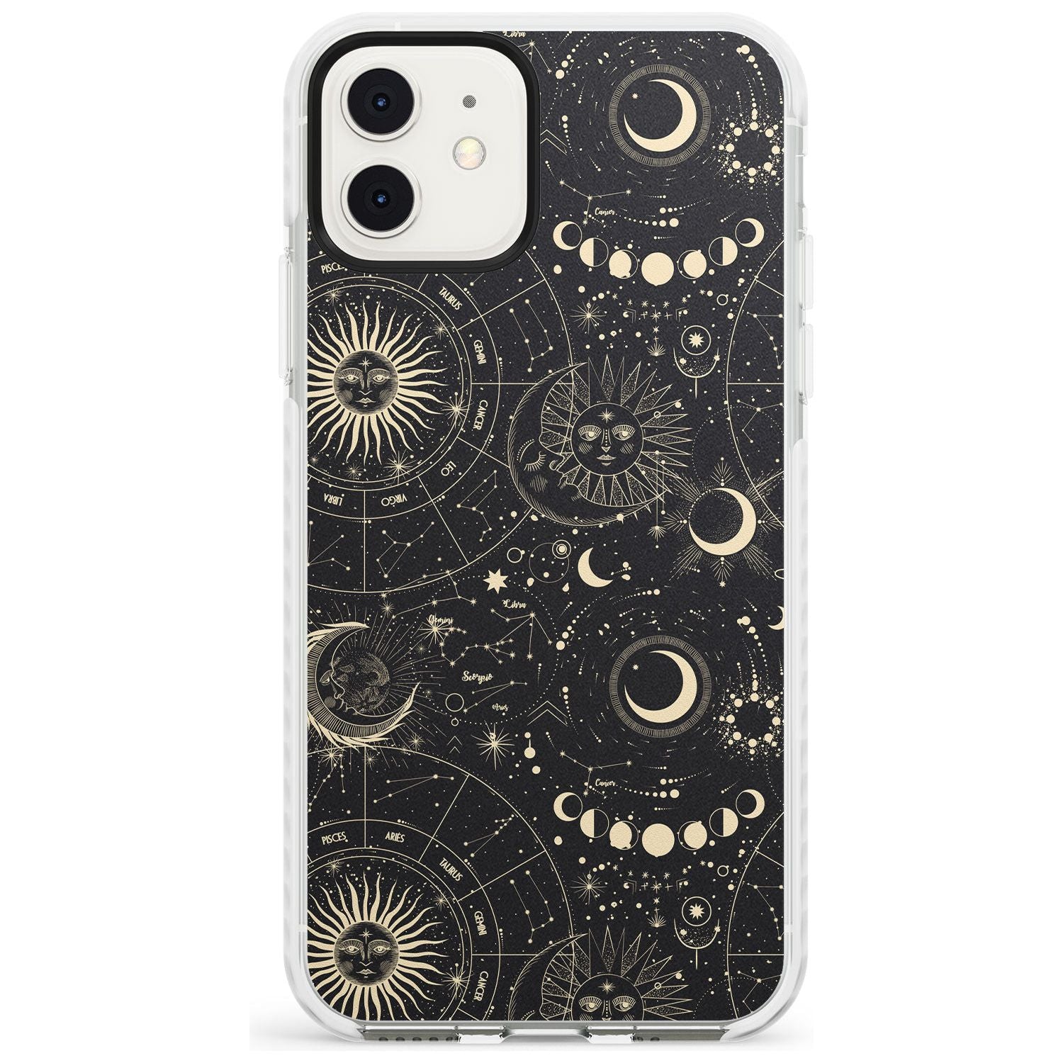 Suns, Moons & Star Signs Slim TPU Phone Case for iPhone 11