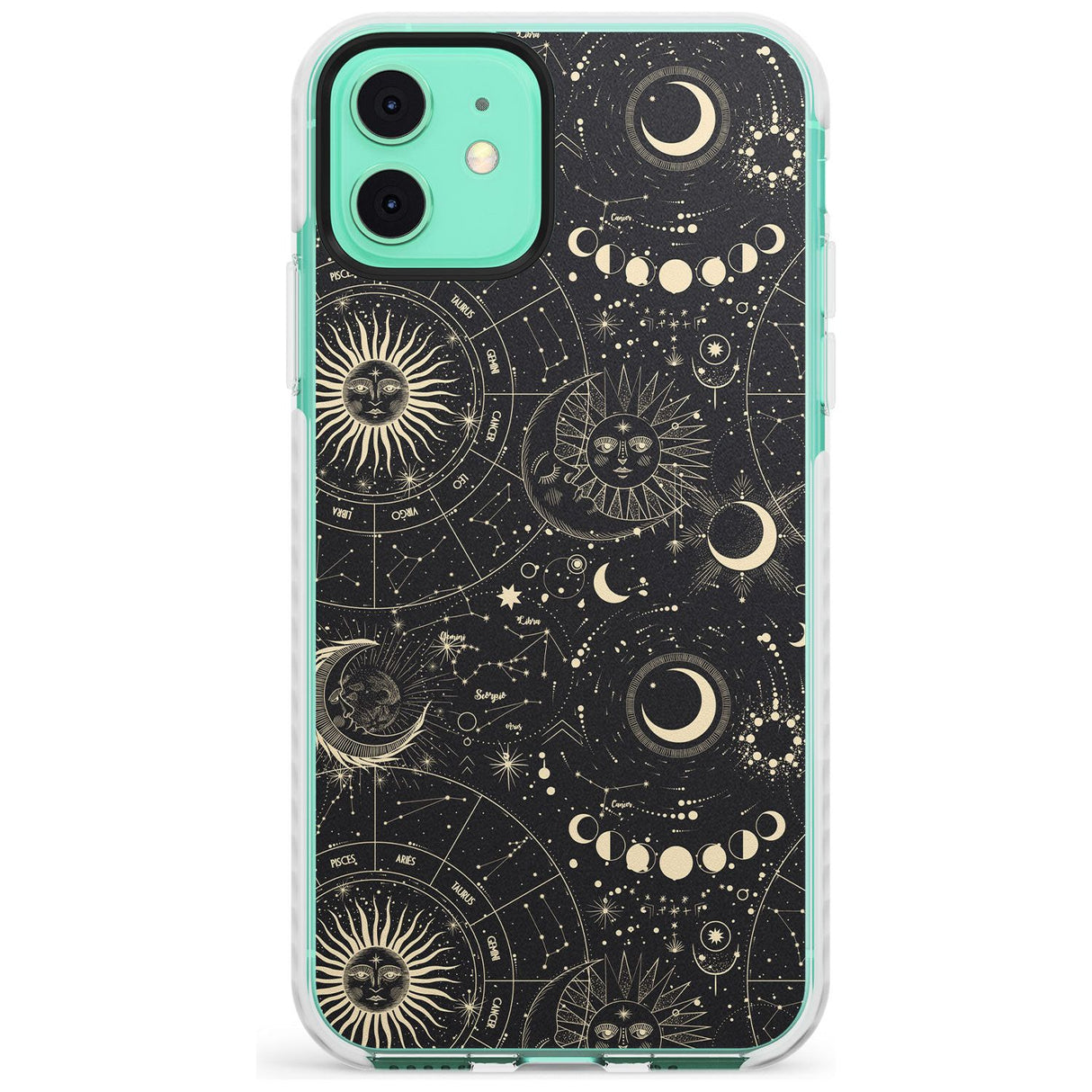Suns, Moons & Star Signs Slim TPU Phone Case for iPhone 11