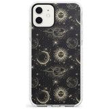 Large Suns, Moons & Clouds Slim TPU Phone Case for iPhone 11