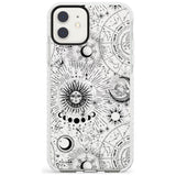 Transparent Suns & Zodiac Charts iPhone Case  Impact Case Phone Case - Case Warehouse