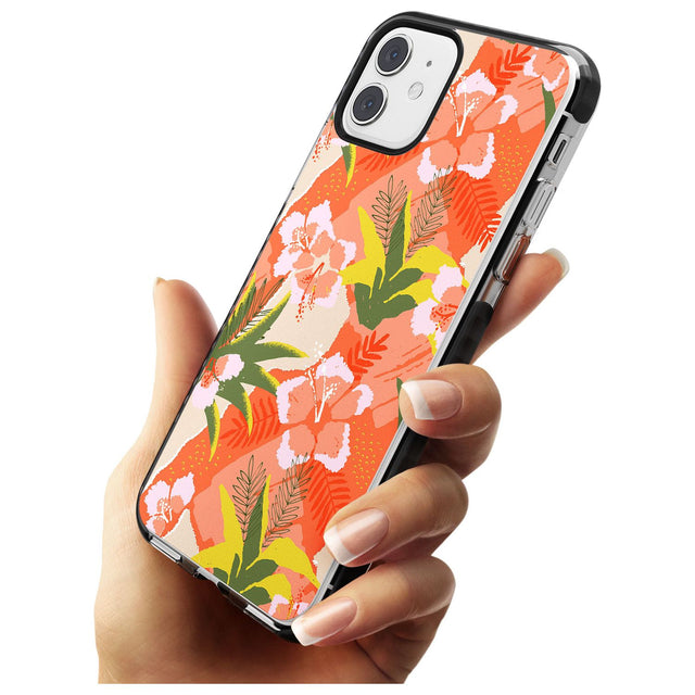 Hawaiian Flowers Abstract Pattern iPhone Case   Phone Case - Case Warehouse