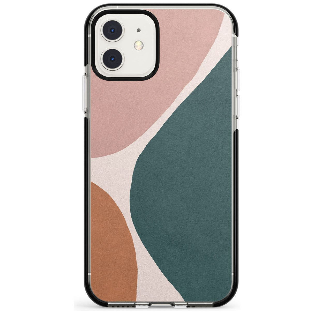 Lush Abstract Watercolour Design #8 Phone Case iPhone 11 / Black Impact Case,iPhone 12 Mini / Black Impact Case Blanc Space