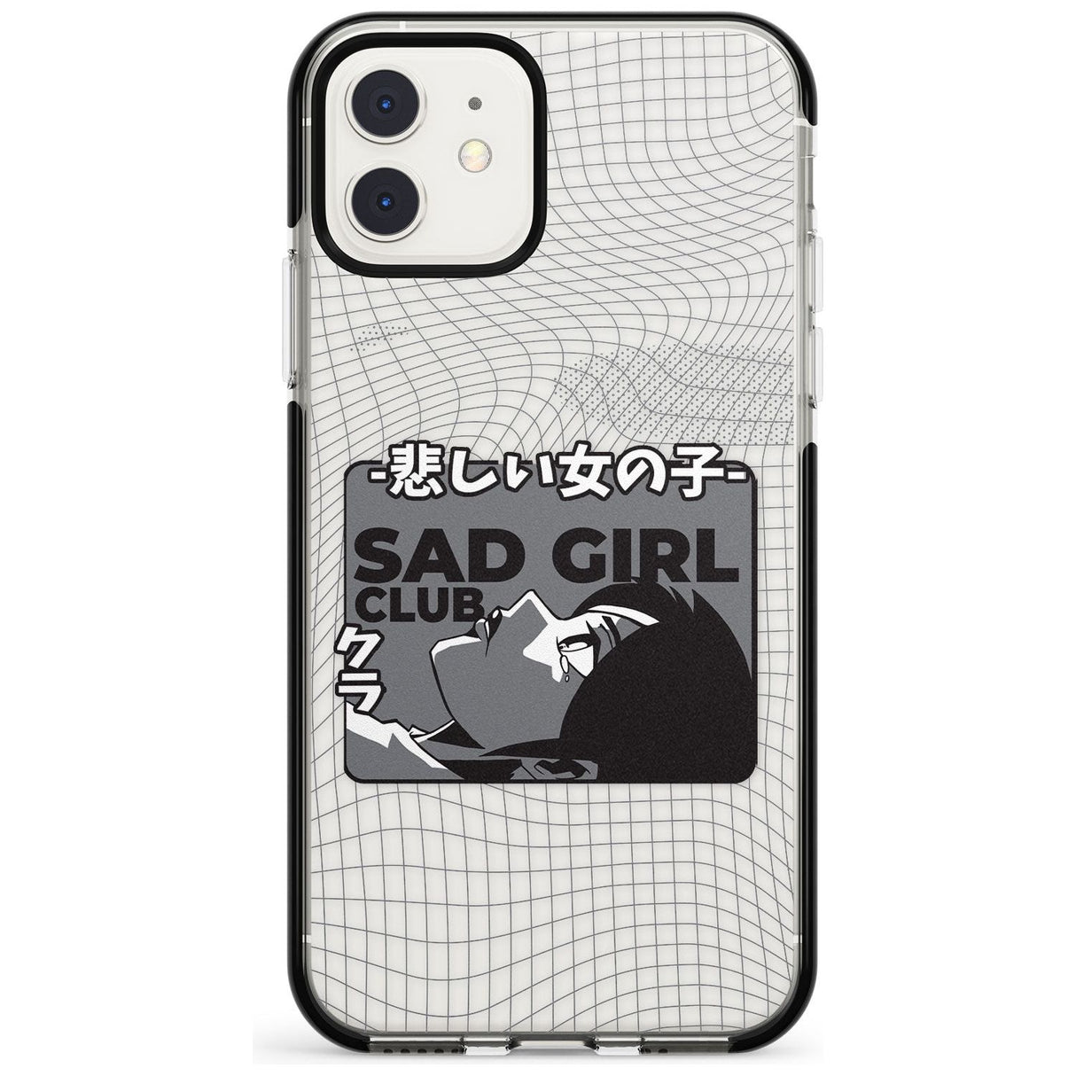 Sad Girl Club Black Impact Phone Case for iPhone 11 Pro Max