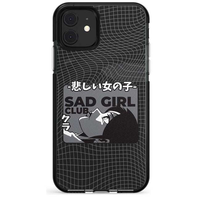 Sad Girl Club Black Impact Phone Case for iPhone 11 Pro Max