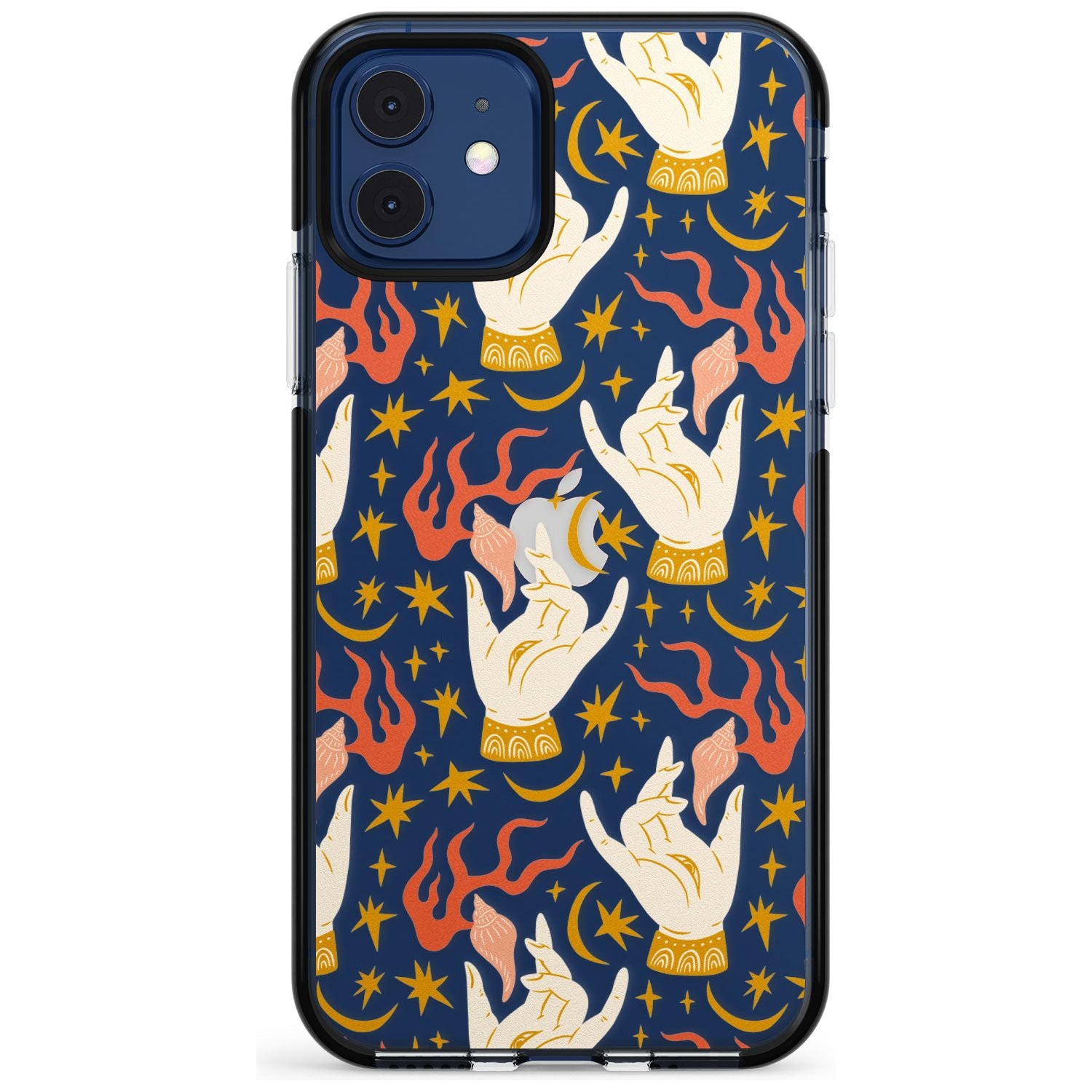 Hand Watcher Pattern Black Impact Phone Case for iPhone 11 Pro Max