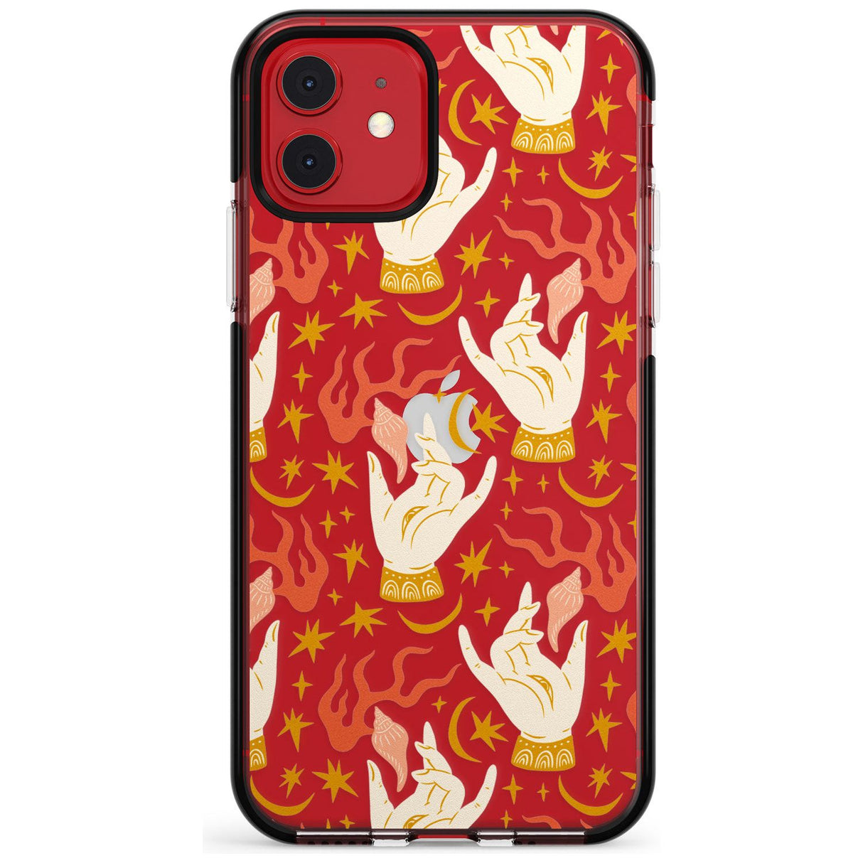 Hand Watcher Pattern Black Impact Phone Case for iPhone 11 Pro Max