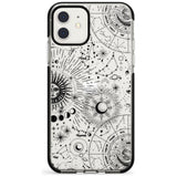 Suns & Constellations Astrological Black Impact Phone Case for iPhone 11