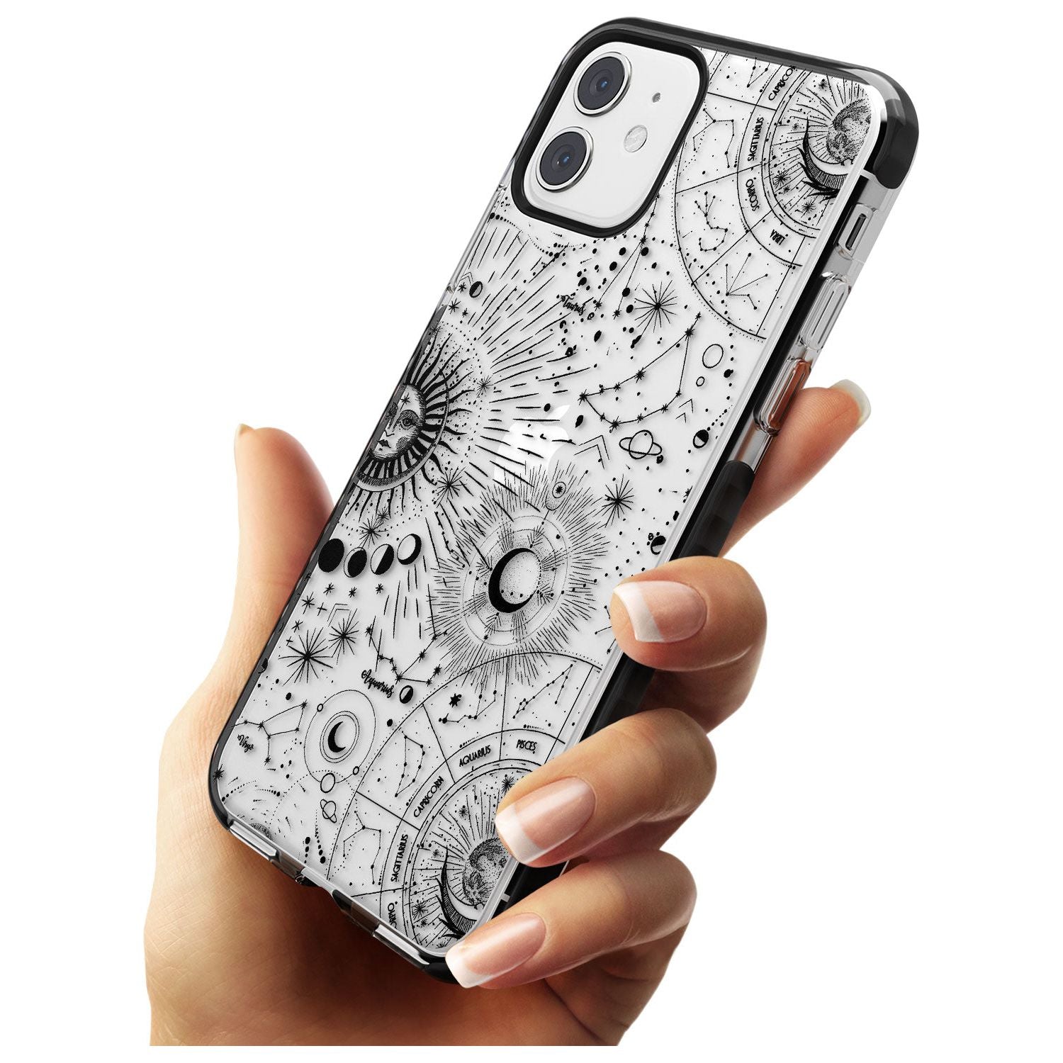 Suns & Constellations Astrological Black Impact Phone Case for iPhone 11