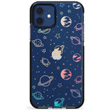 Outer Space Outlines: Pastels on Clear Pink Fade Impact Phone Case for iPhone 11 Pro Max