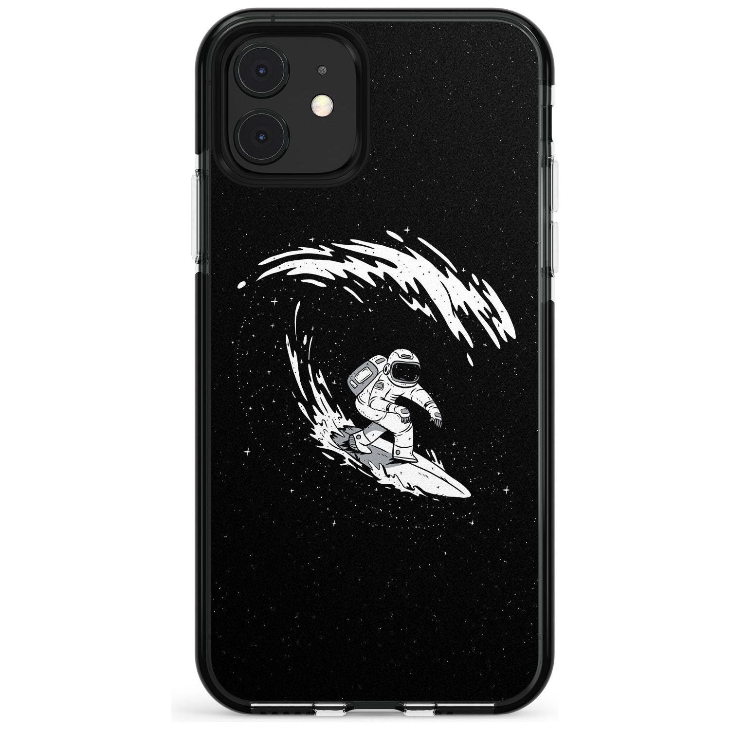 Surfing Astronaut Pink Fade Impact Phone Case for iPhone 11 Pro Max