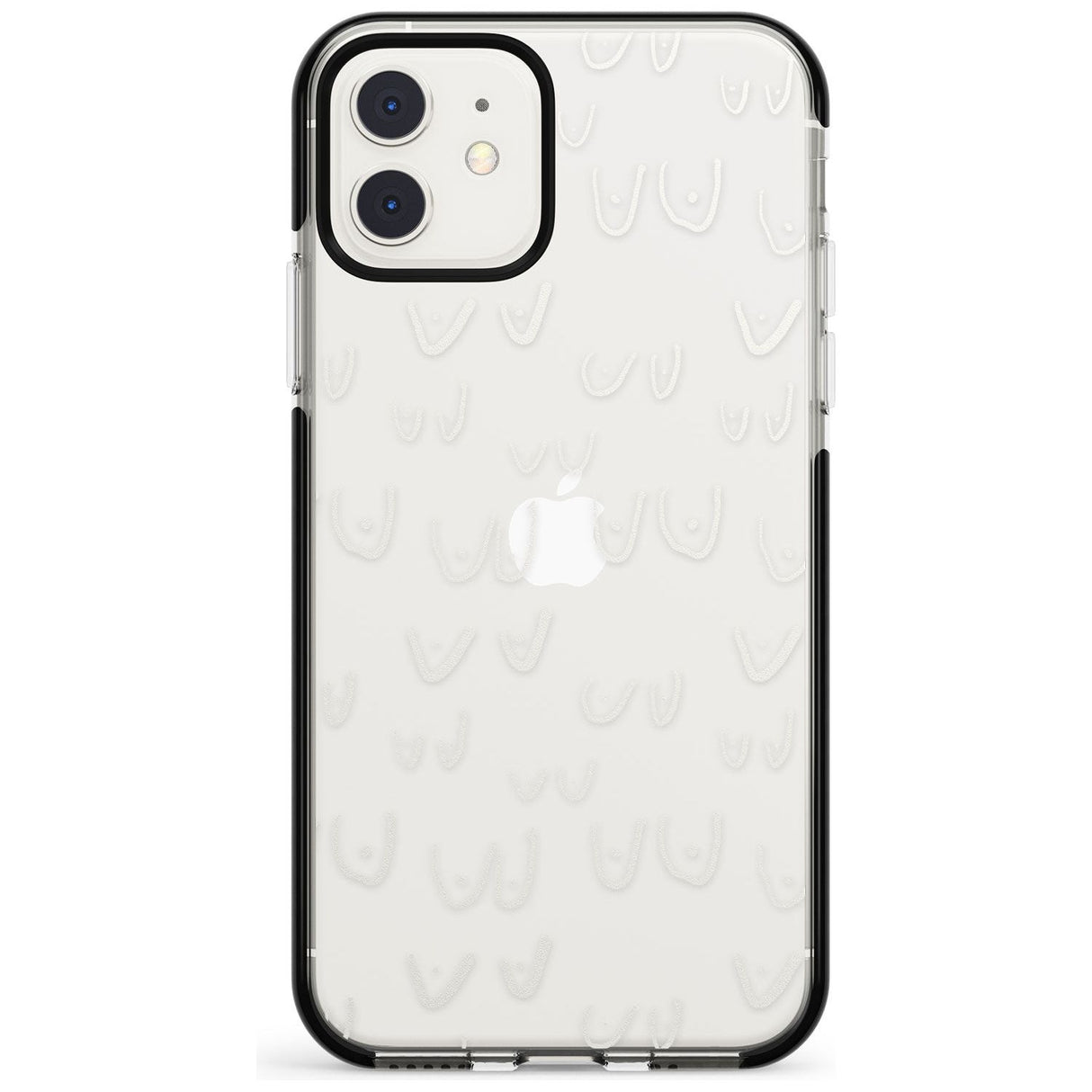 Boob Pattern (White) Pink Fade Impact Phone Case for iPhone 11 Pro Max