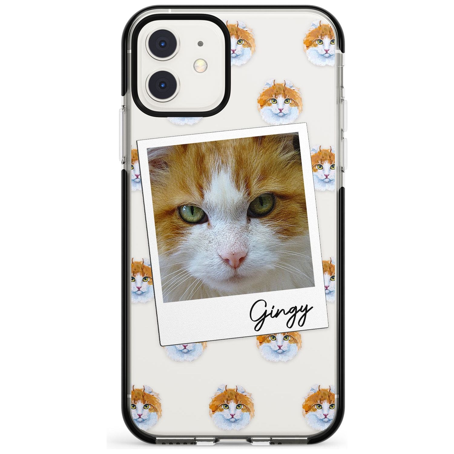 Personalised American Curl Photo Black Impact Phone Case for iPhone 11 Pro Max