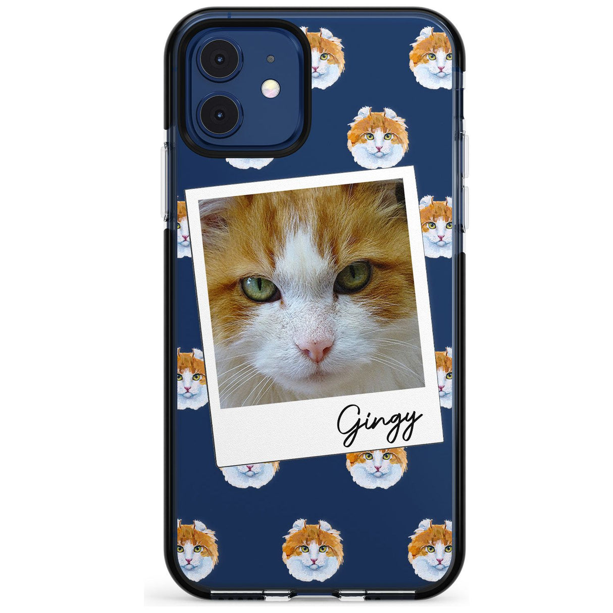 Personalised American Curl Photo Black Impact Phone Case for iPhone 11 Pro Max