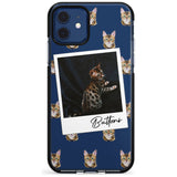 Personalised Bengal Cat Photo Black Impact Phone Case for iPhone 11 Pro Max