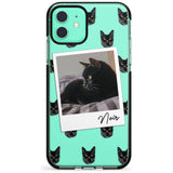 Personalised Bombay Cat Photo Black Impact Phone Case for iPhone 11 Pro Max