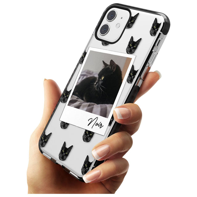 Personalised Bombay Cat Photo Black Impact Phone Case for iPhone 11 Pro Max