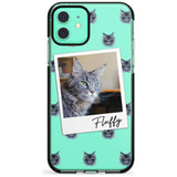 Personalised Maine Coon Photo Black Impact Phone Case for iPhone 11 Pro Max