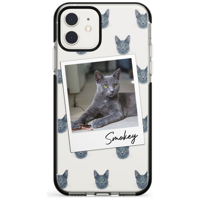 Personalised Korat Cat Photo Black Impact Phone Case for iPhone 11 Pro Max