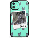 Personalised Korat Cat Photo Black Impact Phone Case for iPhone 11 Pro Max