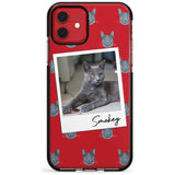 Personalised Korat Cat Photo Black Impact Phone Case for iPhone 11 Pro Max