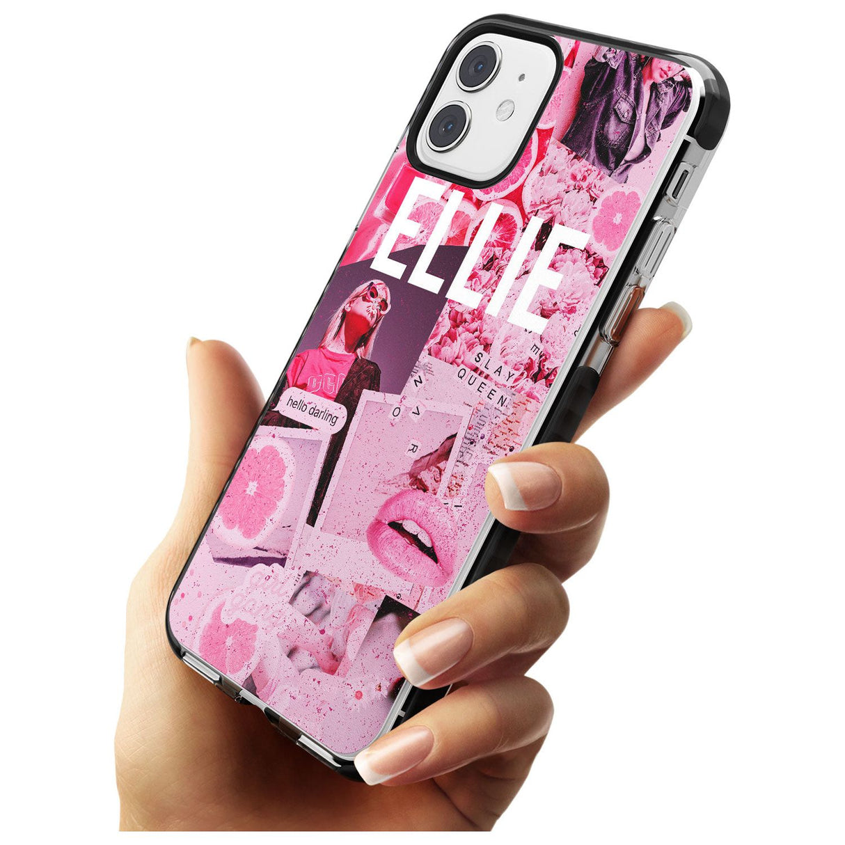 Sweet Pink Fashion Collage iPhone Case   Custom Phone Case - Case Warehouse