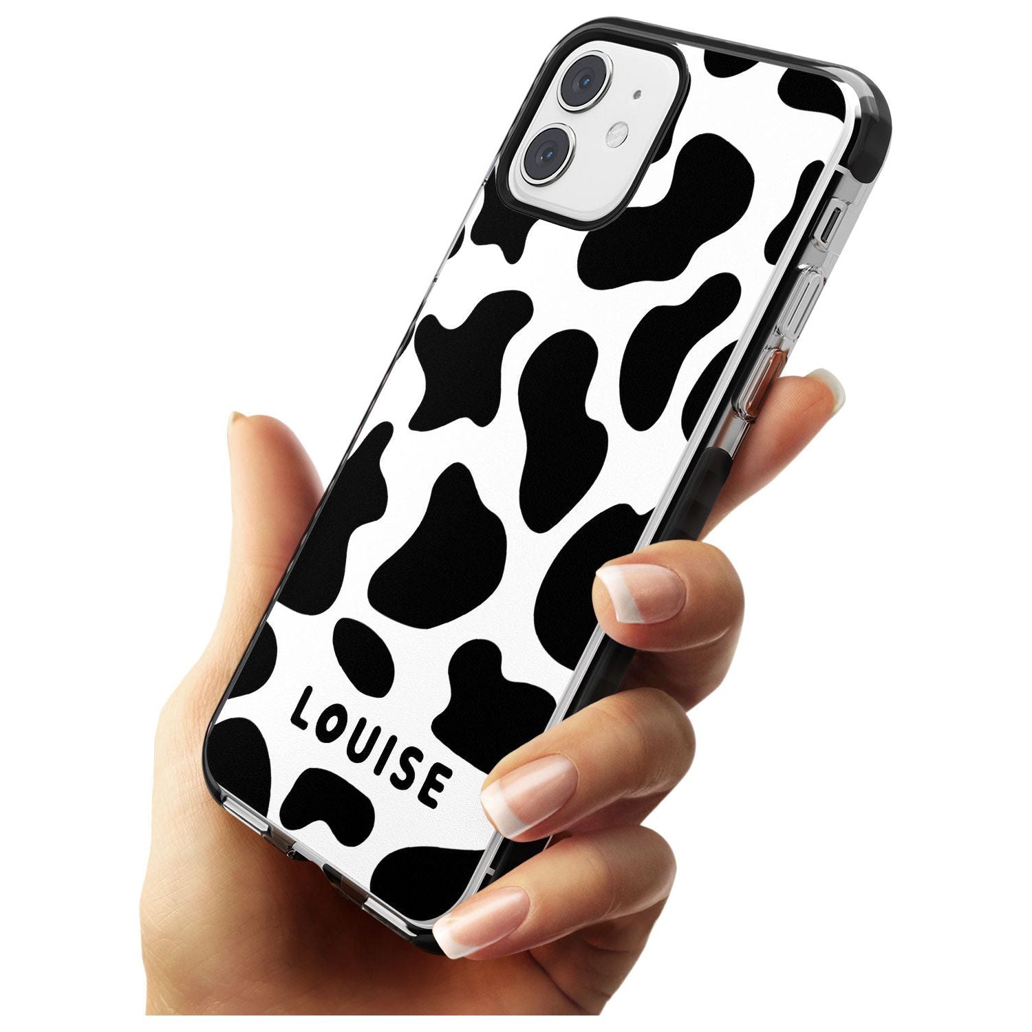 Custom Cow Print Pink Fade Impact Phone Case for iPhone 11 Pro Max