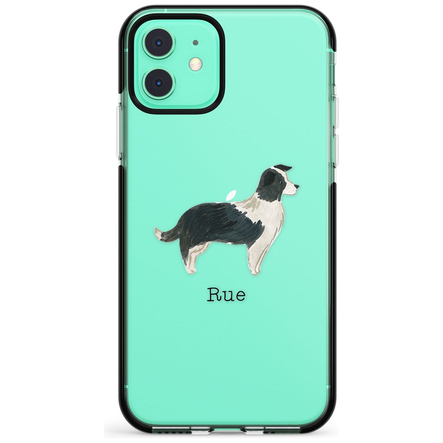 Border Collie Pink Fade Impact Phone Case for iPhone 11 Pro Max