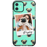 Pug - Custom Dog Photo Pink Fade Impact Phone Case for iPhone 11 Pro Max