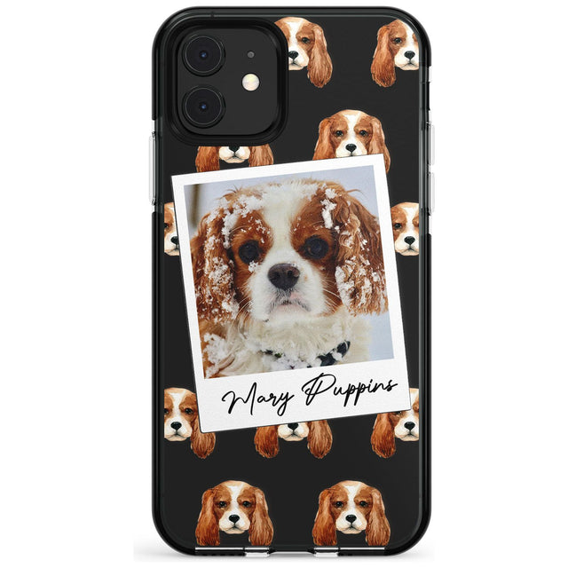 Cavalier King Charles - Custom Dog Photo Pink Fade Impact Phone Case for iPhone 11 Pro Max