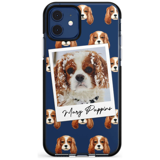 Cavalier King Charles - Custom Dog Photo Pink Fade Impact Phone Case for iPhone 11 Pro Max