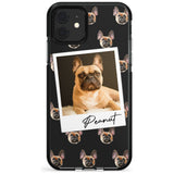 French Bulldog, Tan - Custom Dog Photo Pink Fade Impact Phone Case for iPhone 11 Pro Max