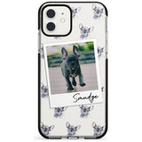 French Bulldog, Grey - Custom Dog Photo Pink Fade Impact Phone Case for iPhone 11 Pro Max