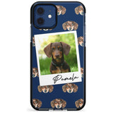 Dachshund, Brown - Custom Dog Photo Pink Fade Impact Phone Case for iPhone 11 Pro Max