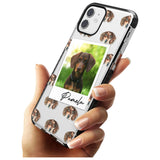 Dachshund, Brown - Custom Dog Photo Pink Fade Impact Phone Case for iPhone 11 Pro Max