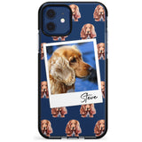 Cocker Spaniel - Custom Dog Photo Pink Fade Impact Phone Case for iPhone 11 Pro Max