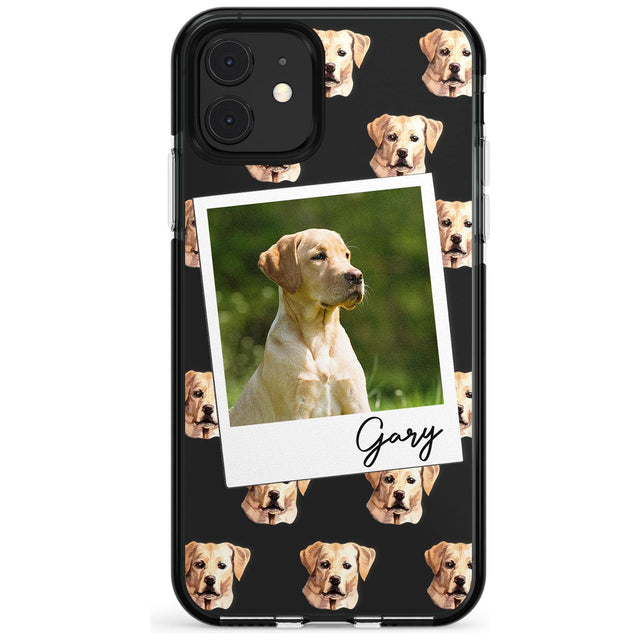 Labrador, Tan - Custom Dog Photo Pink Fade Impact Phone Case for iPhone 11 Pro Max