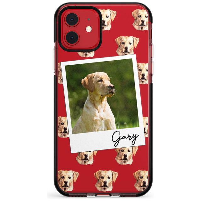 Labrador, Tan - Custom Dog Photo Pink Fade Impact Phone Case for iPhone 11 Pro Max