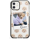 Cockapoo, Cream - Custom Dog Photo Pink Fade Impact Phone Case for iPhone 11 Pro Max