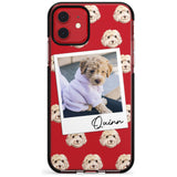 Cockapoo, Cream - Custom Dog Photo Pink Fade Impact Phone Case for iPhone 11 Pro Max