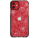 Personalised Spider Web Pattern Black Impact Phone Case for iPhone 11 Pro Max