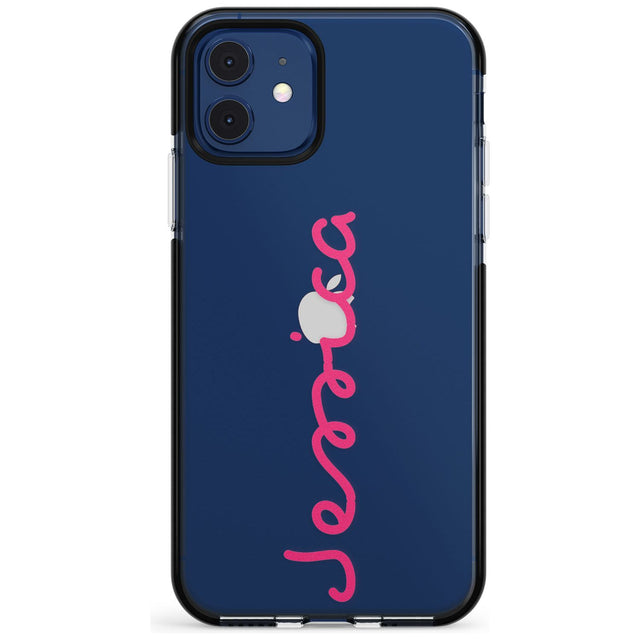 Personalised Summer Name Black Impact Phone Case for iPhone 11 Pro Max