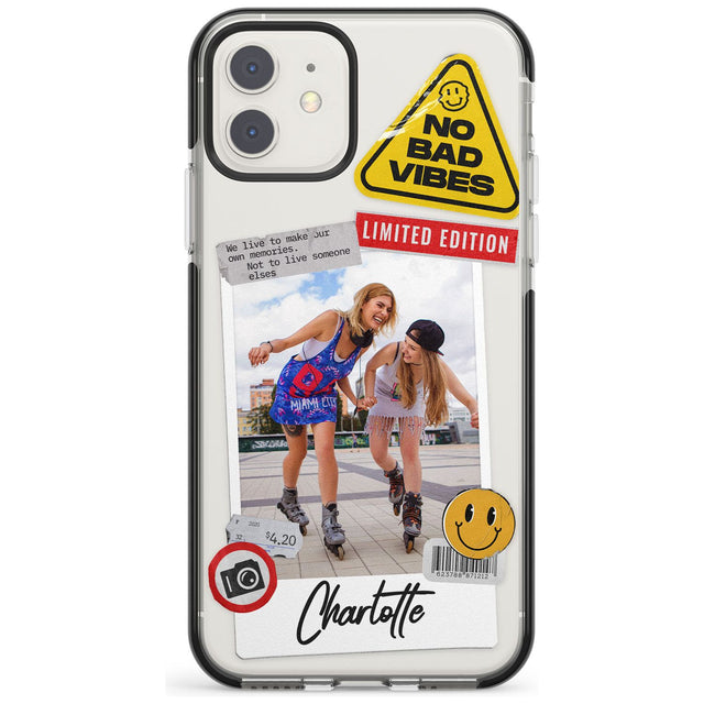 Personalised Snake Instant Photo Impact Phone Case for iPhone 11, iphone 12