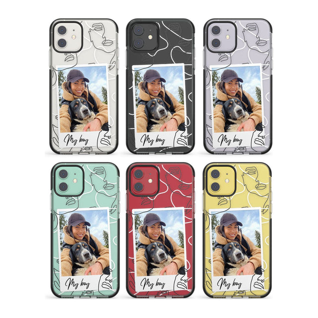 Personalised Snake Instant Photo Impact Phone Case for iPhone 11, iphone 12