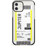 Jupiter Travel Ticket iPhone Case  Black Impact Custom Phone Case - Case Warehouse