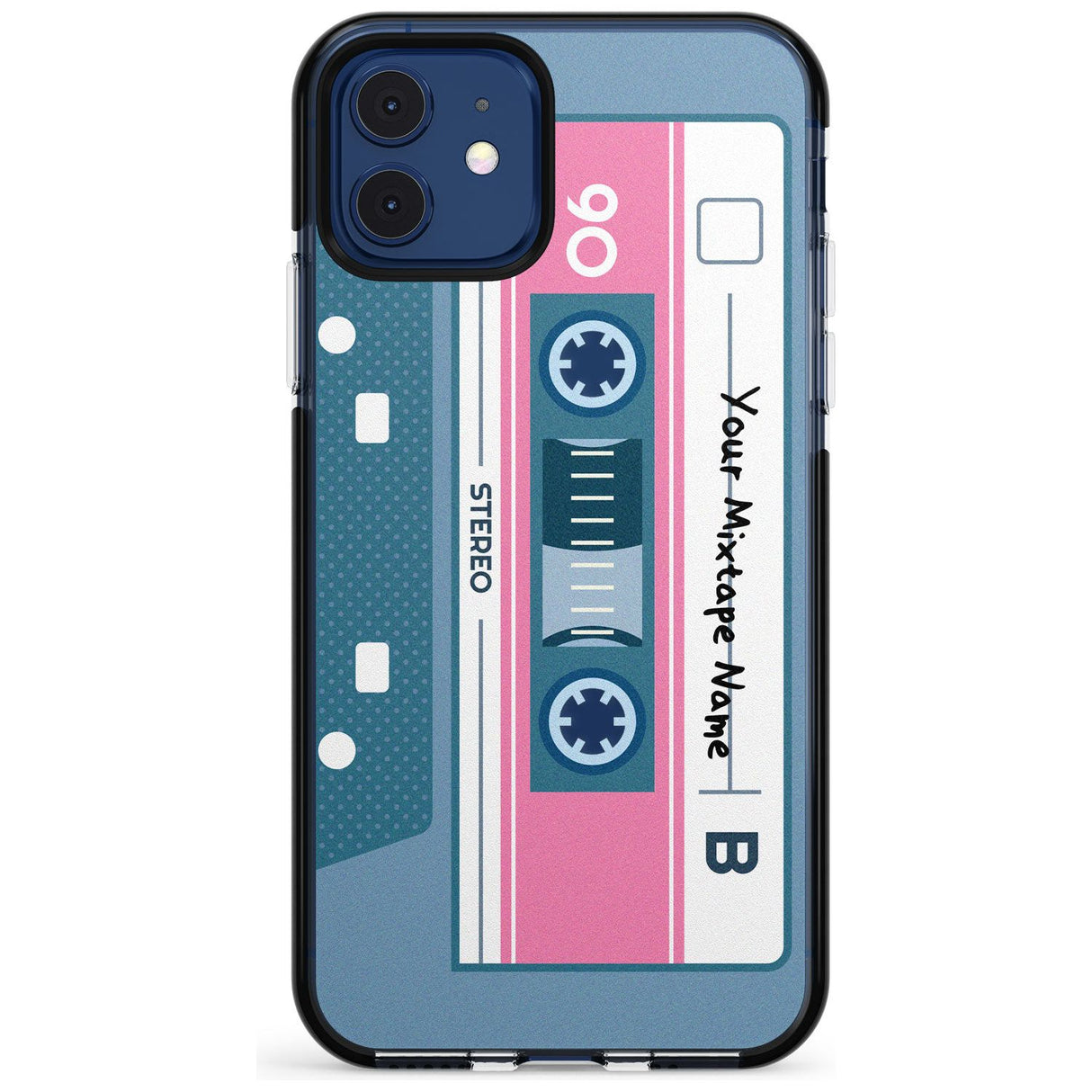 Retro Mixtape Pink Fade Impact Phone Case for iPhone 11 Pro Max