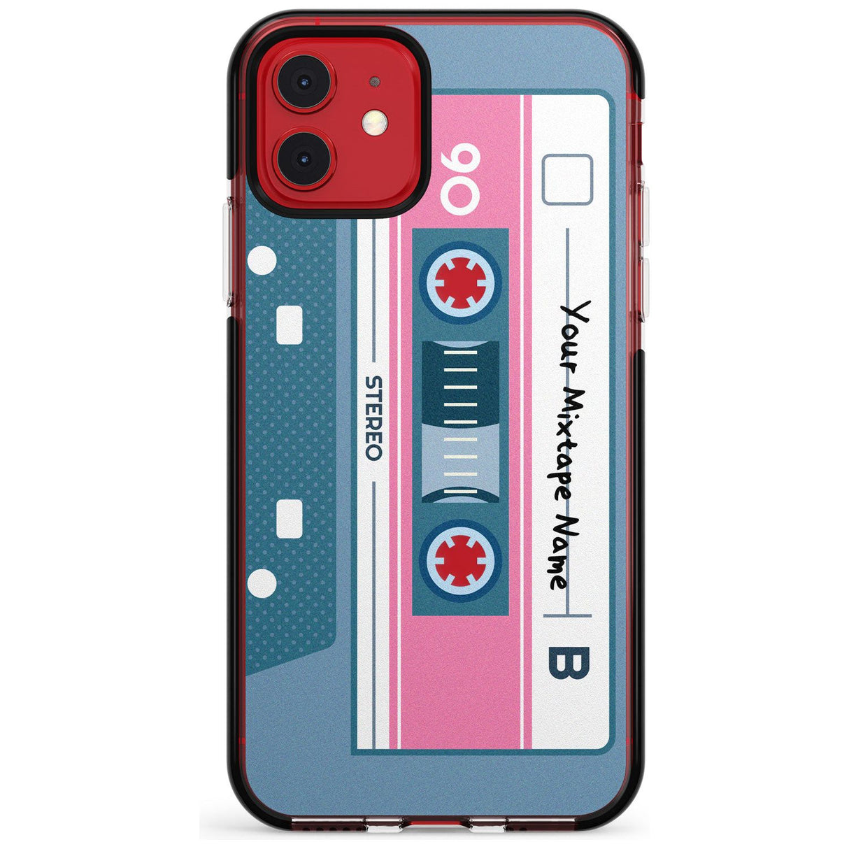 Retro Mixtape Pink Fade Impact Phone Case for iPhone 11 Pro Max