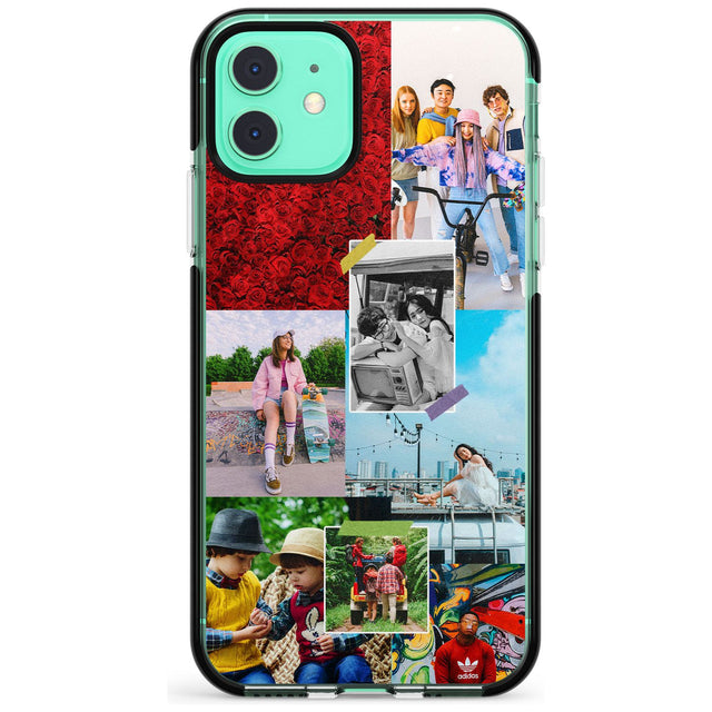 Personalised Photo Collage Black Impact Phone Case for iPhone 11 Pro Max