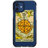 Wheel of Fortune Tarot Card - Colour Pink Fade Impact Phone Case for iPhone 11 Pro Max