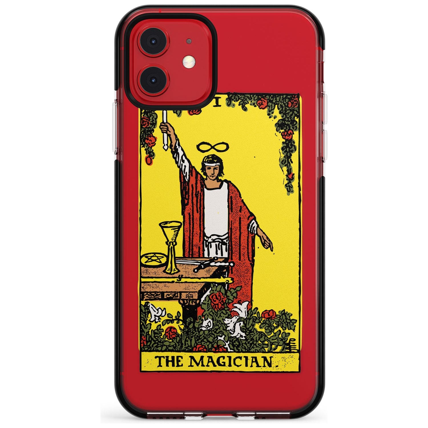 The Magician Tarot Card - Colour Pink Fade Impact Phone Case for iPhone 11 Pro Max