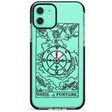 Wheel of Fortune Tarot Card - Transparent Pink Fade Impact Phone Case for iPhone 11 Pro Max